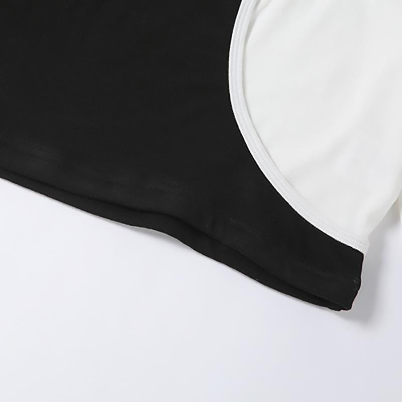Lucky Patch Gothic Crop Top