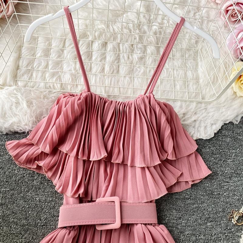 Incarnate Pleated Midi Dress