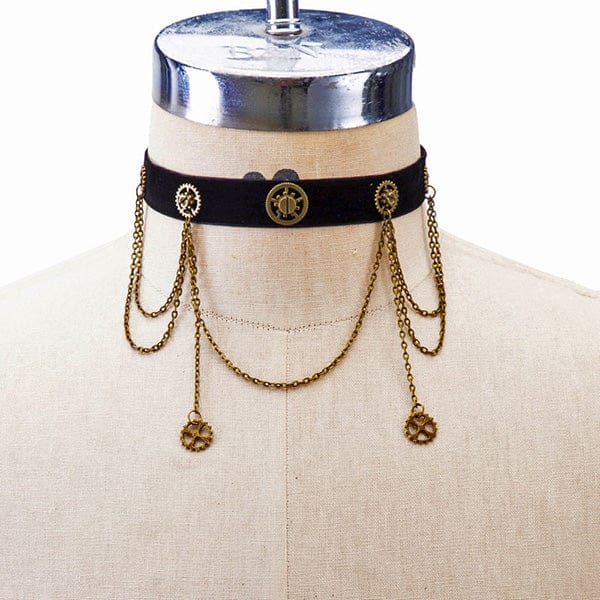 Steampunk Metal Gear Choker