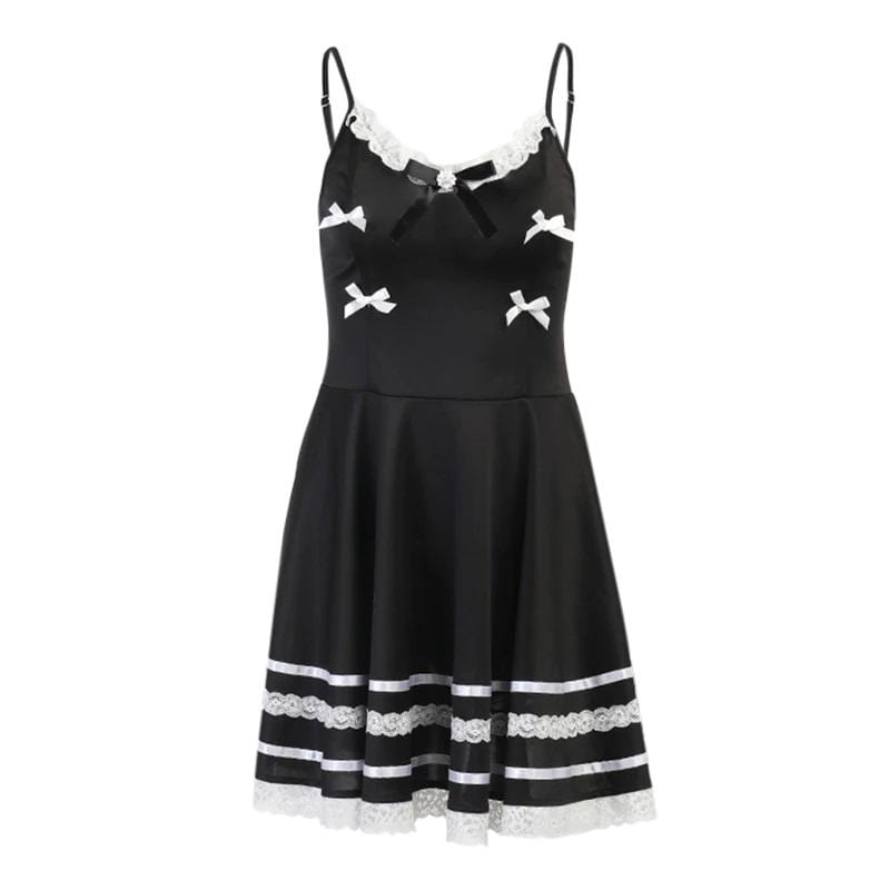 Vintage Bow Lace Dress