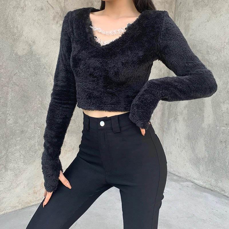 Elegant Chic Harajuku Crop Top