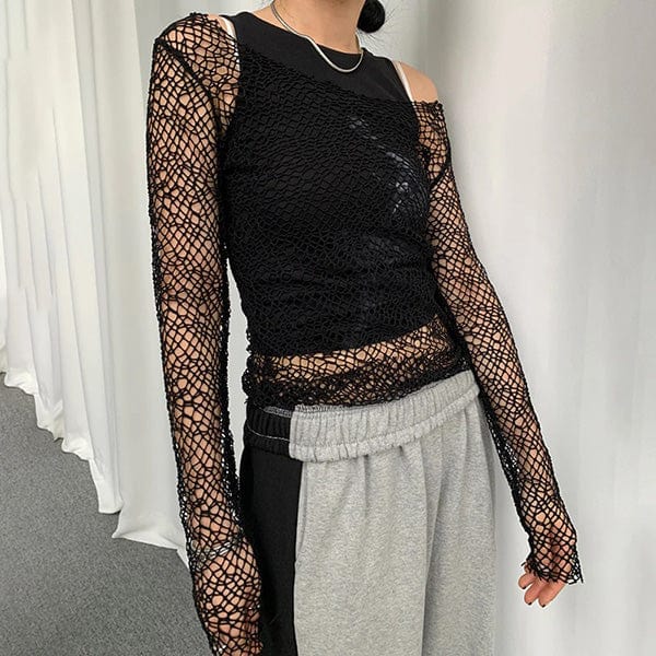 Dark Mysteries Knit Top