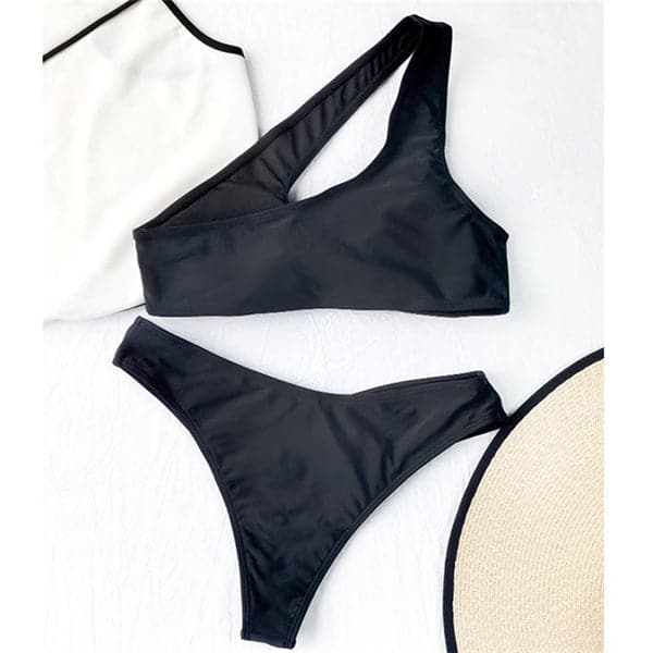 Summon Me Irregular Split Bikini