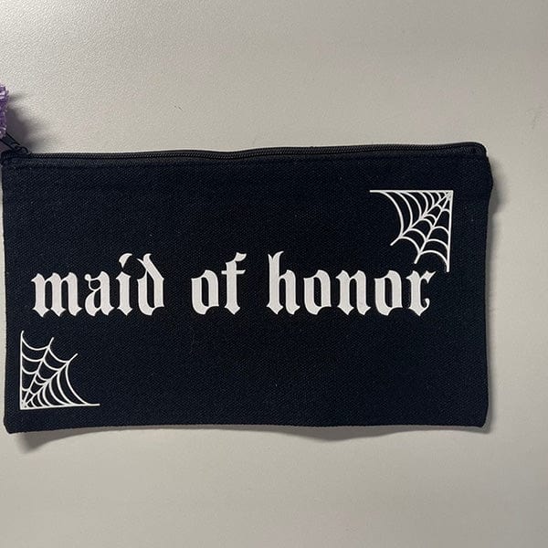Dark Wedding Makeup Bag