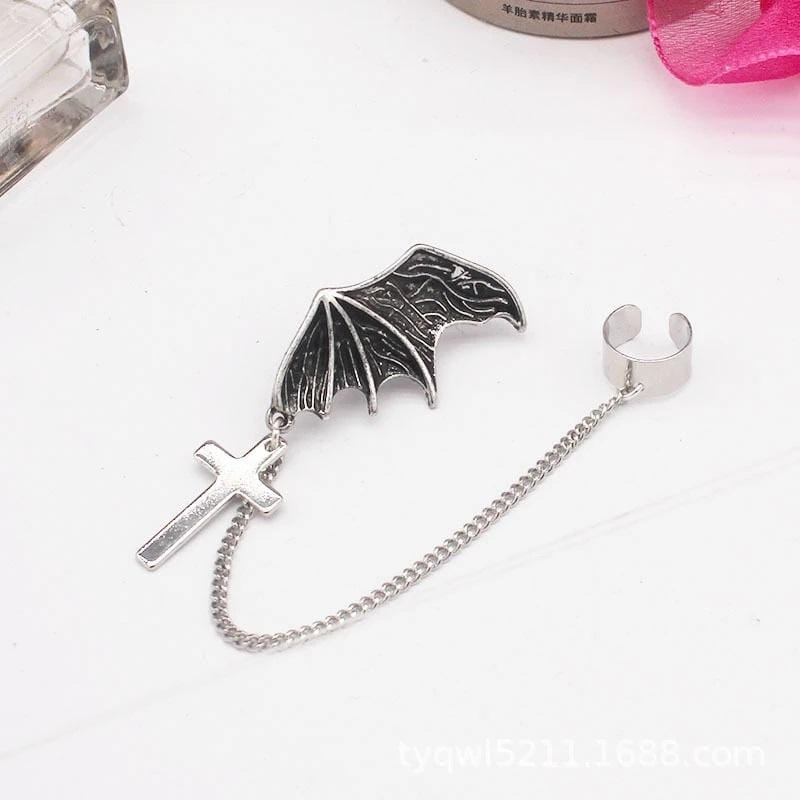 Gothic Cross Earring