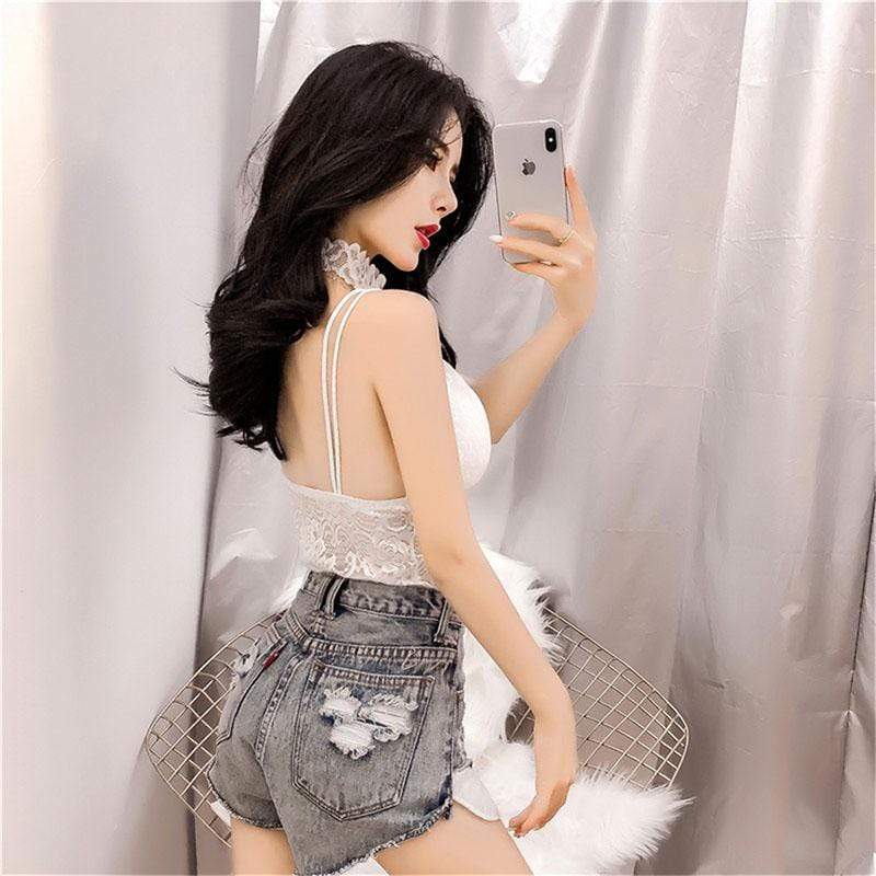 Summer Lace Nightclub Top