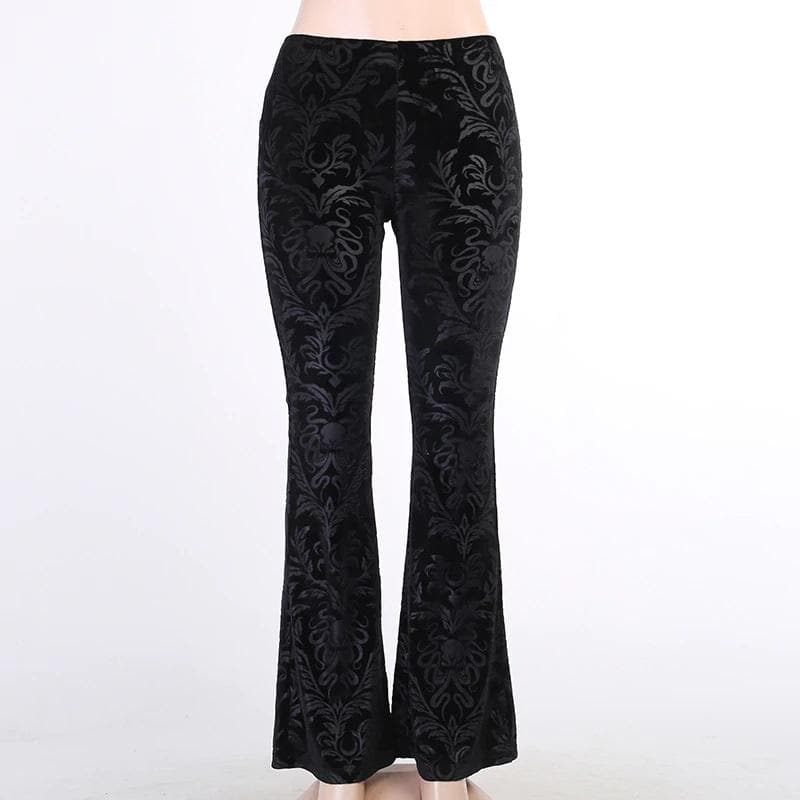 Black Harajuku Gothic Pants
