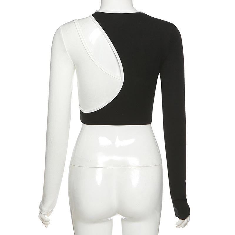 Lucky Patch Gothic Crop Top