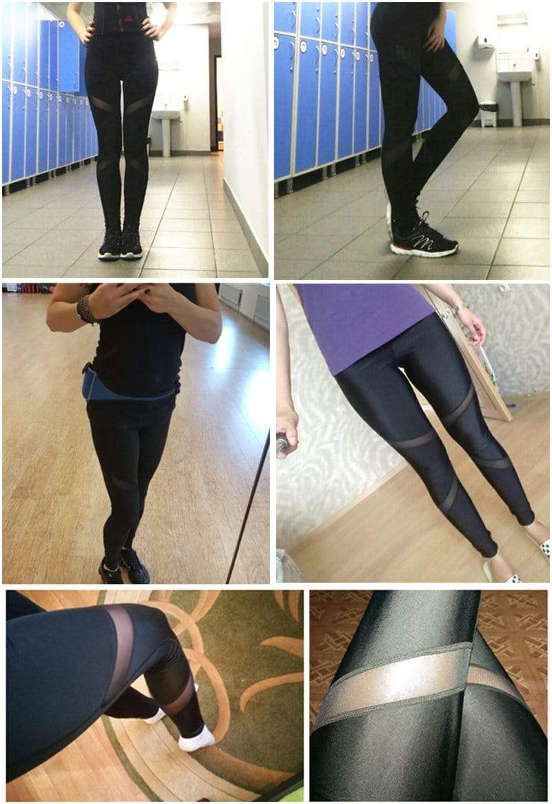 Straight Stuntin' Mesh Leggings