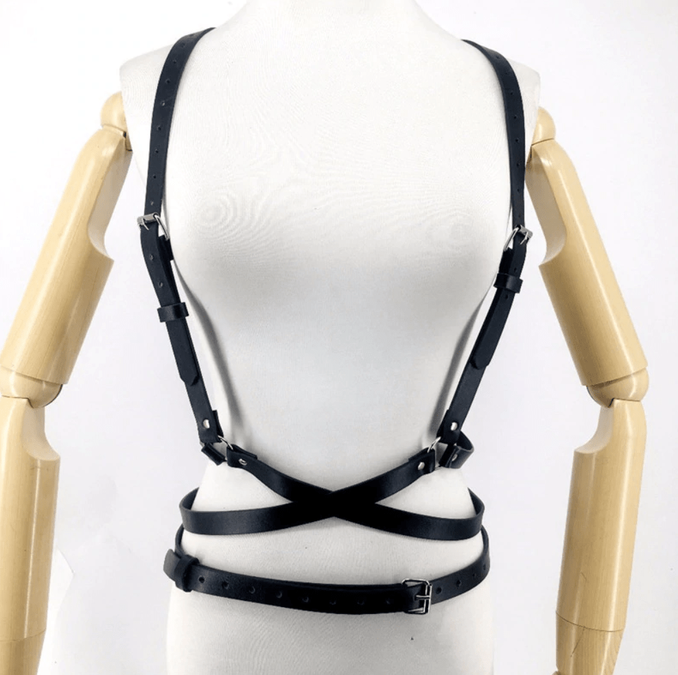 Goth Body Bondage Harness