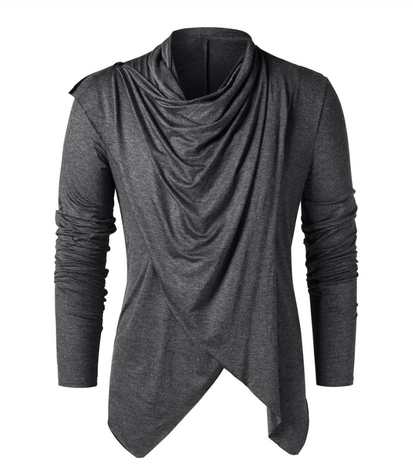 Gothic Long Sleeve Irregular Shirt