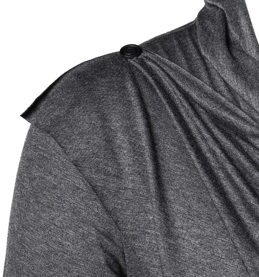 Gothic Long Sleeve Irregular Shirt