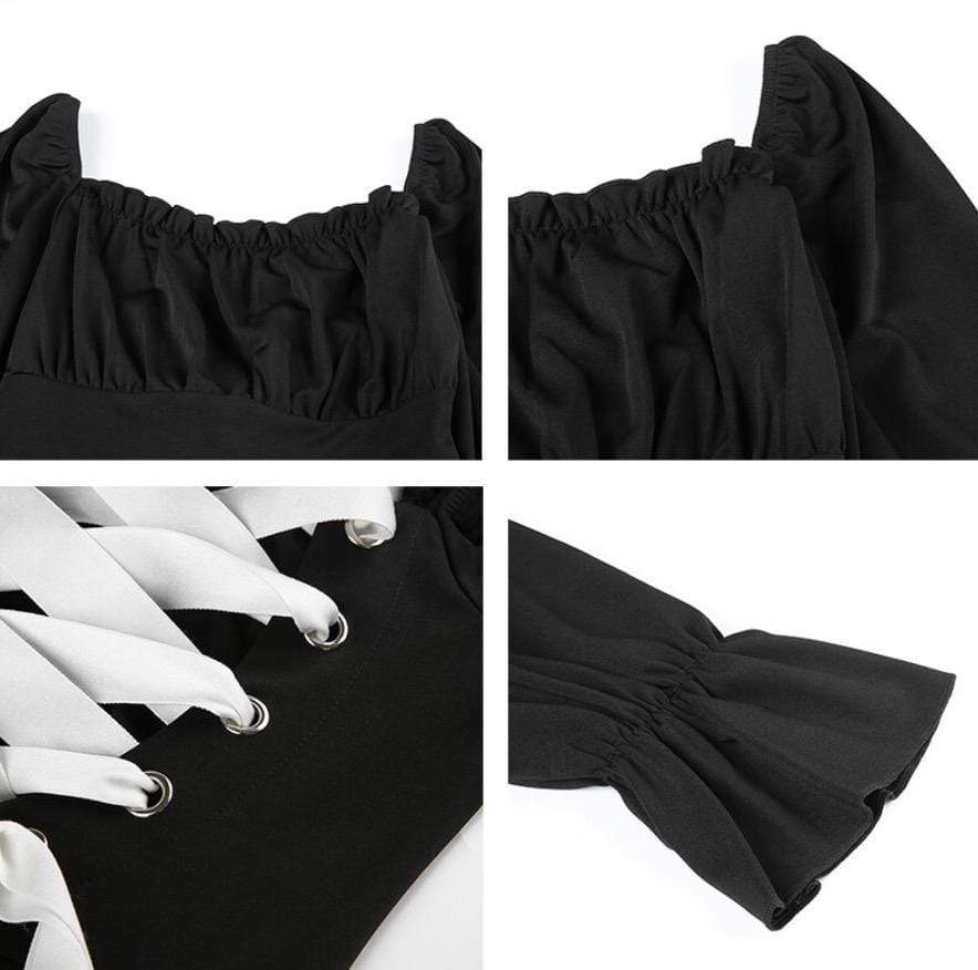 Perfect Mistake Lace Up Dress