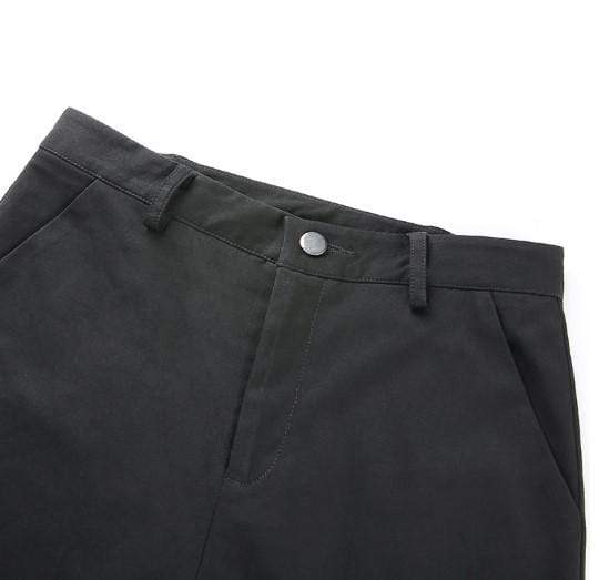 Hollow Out Buckle Strap Pants