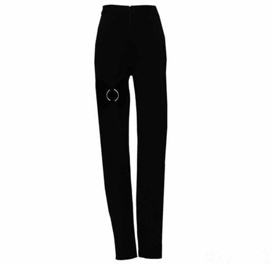 Gothic Hollow Out High Waist Pants