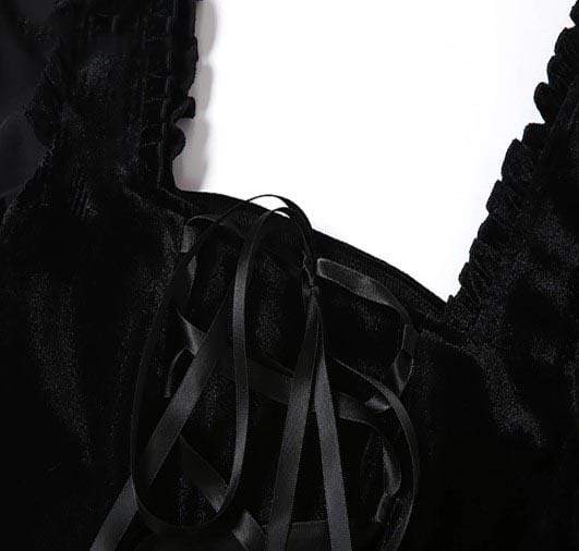 Veil Of Night Puff Dress