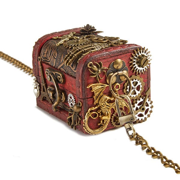 Wooden Treasure Box Mini Bag