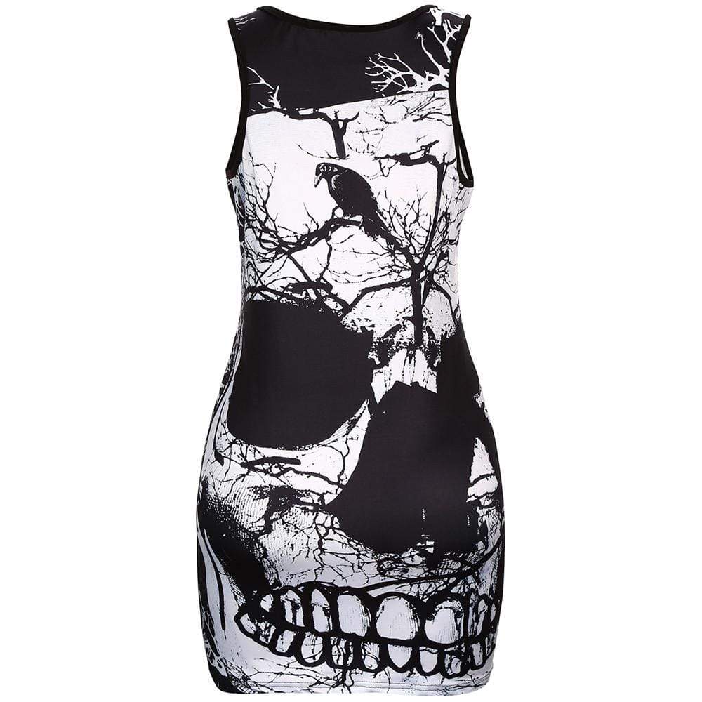 Raven Skull Vintage Dress