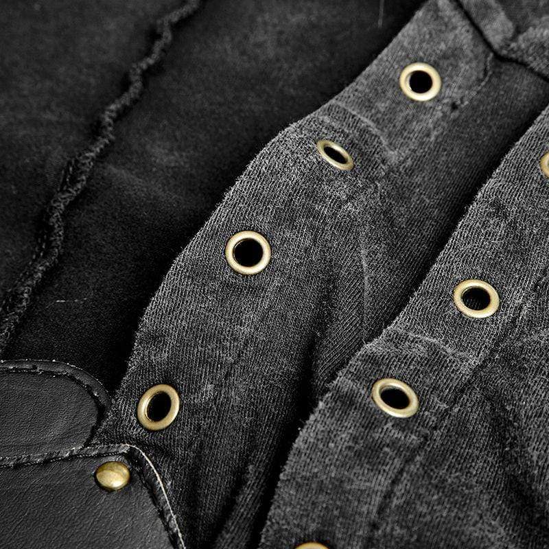 Steampunk Front Strap Vest (Mens)