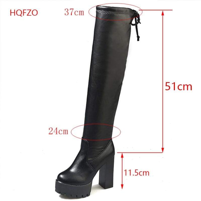 Ravana Over Knee Platform Boots