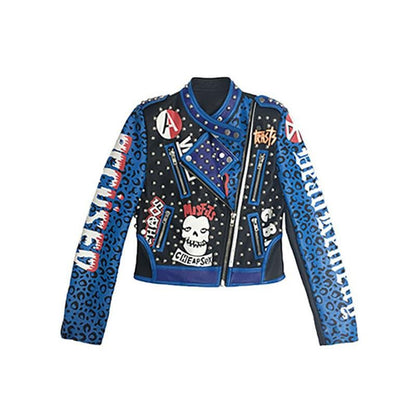 Faux Leather Fashion Rider Jacket