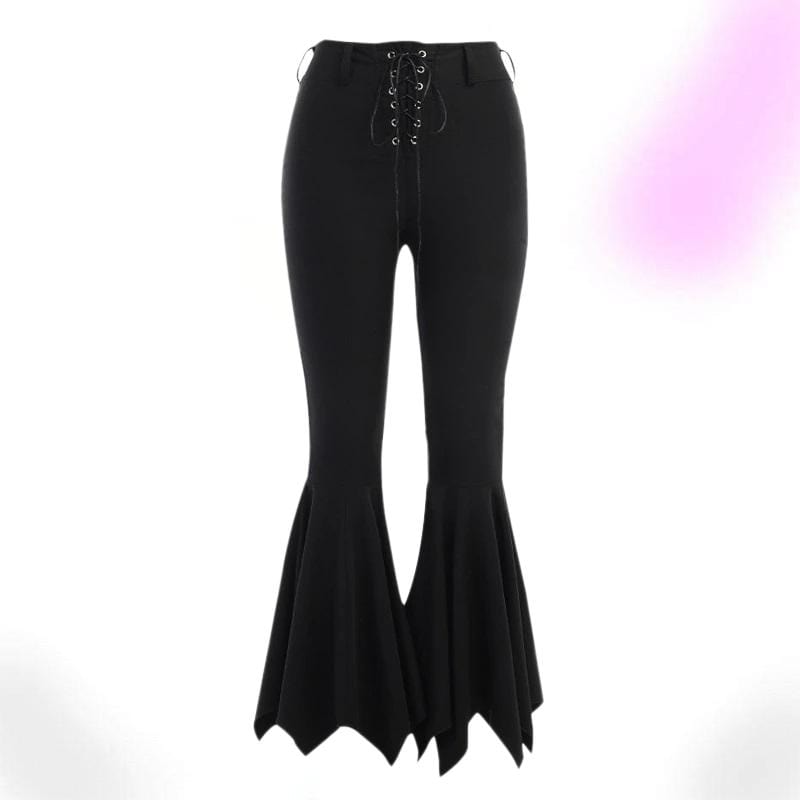 Black Witch Flare Pants