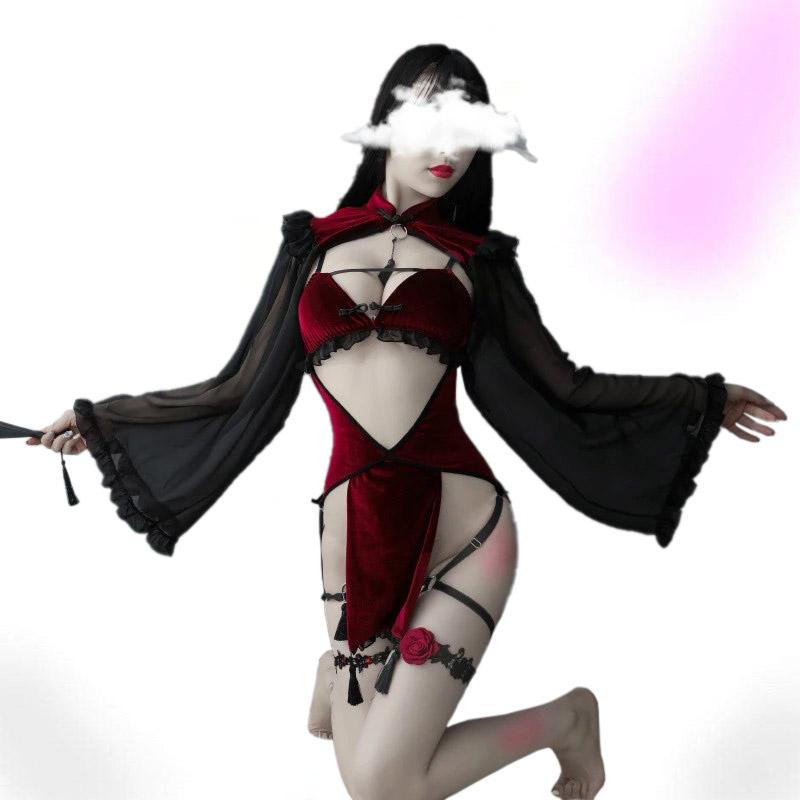 Red Retro Enchantress Lingerie