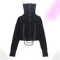 No Mercy Crop Hoodie