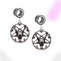 Ominous Stainless Steel Tunnel Earrings