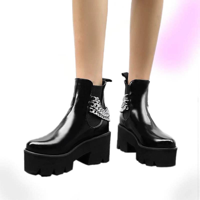 Exclusive Gothic Punk Chain Boots