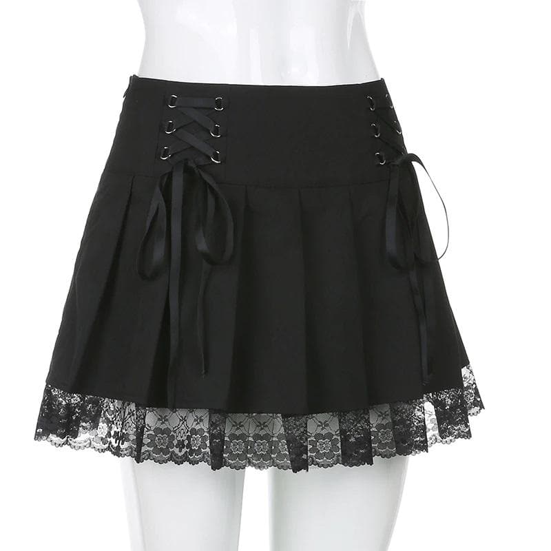 Sweet Gothic Academia Skirt
