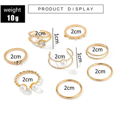 Gothic Boho Ring Sets
