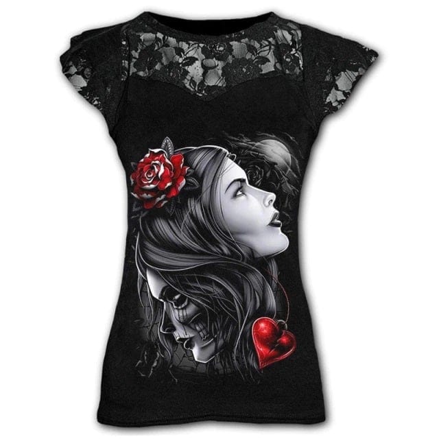 Dream Black Lace Shirt