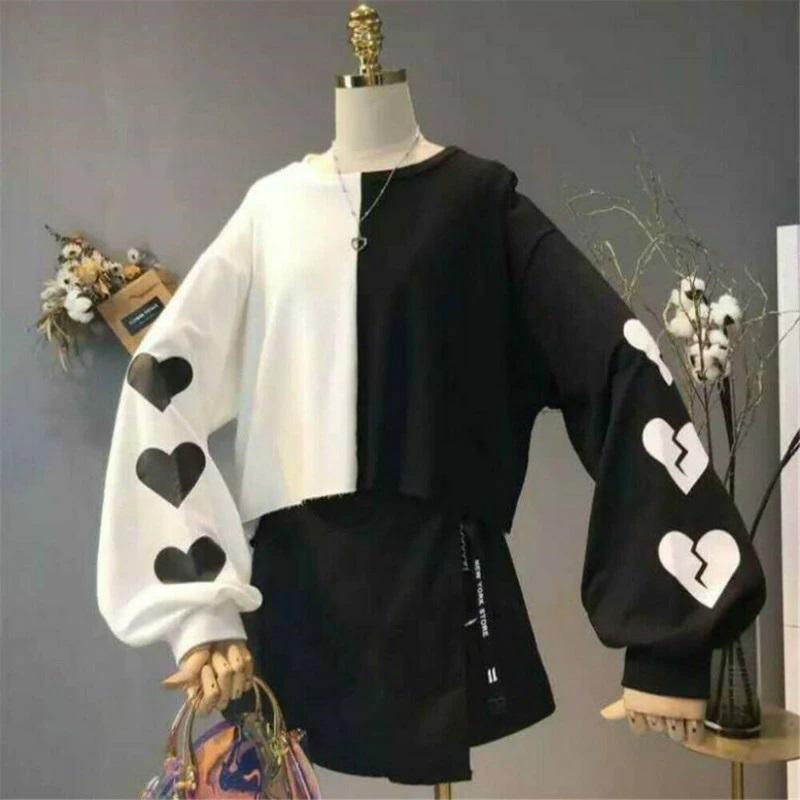 Double Trouble Heart Sweater
