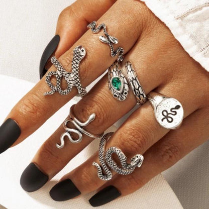 Medusa Vintage Snake Rings