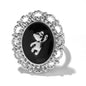 Vintage Black Cocktail Rings