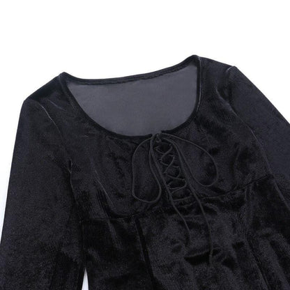 Bloody Witch Velvet Dress