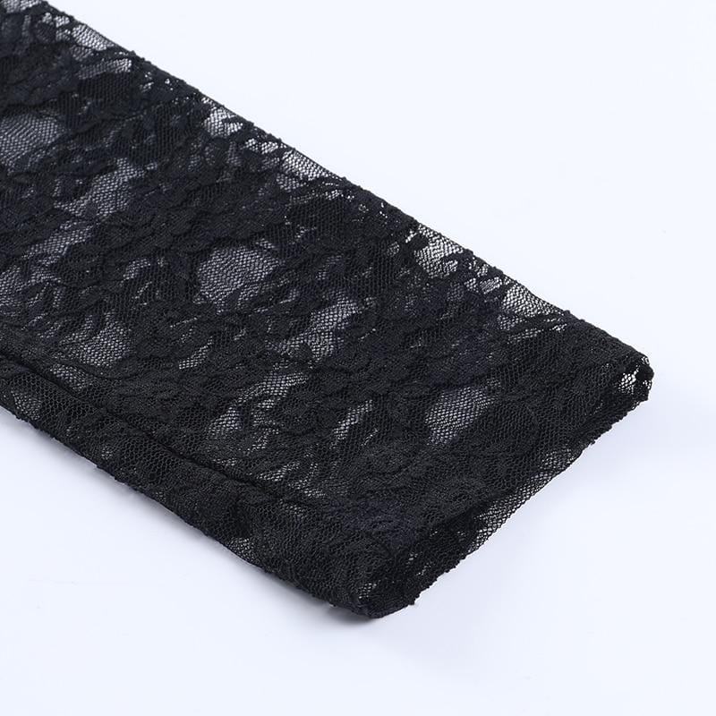 Bad Behavior Lace Crop Top