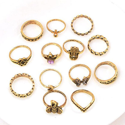 Bohemia Vintage Style Ring Sets