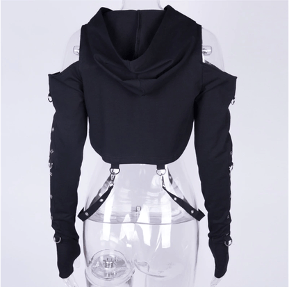 Beast Mode off shoulder Hoodie