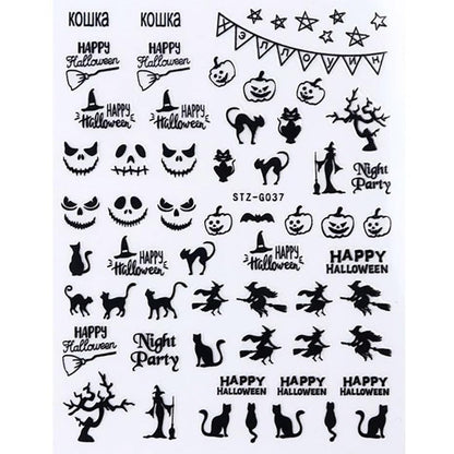 Night Creepers Nail Art Stickers