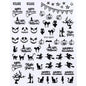 Night Creepers Nail Art Stickers
