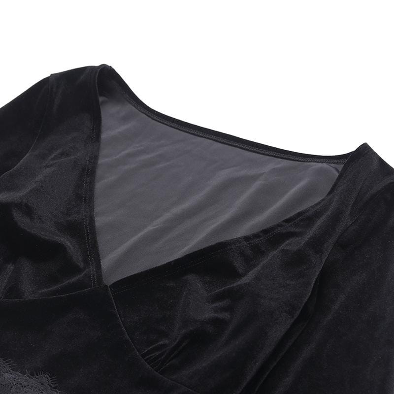 Vespera Long Sleeve Crop Top