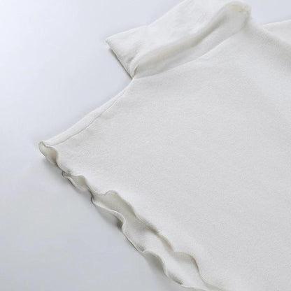 Fleurdelice Turtleneck Crop Top