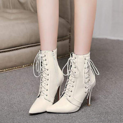 Bewitching Lace-Up Boots