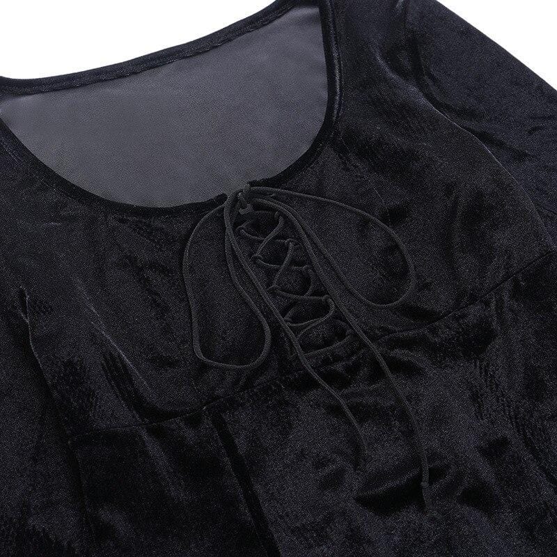 Bloody Witch Velvet Dress