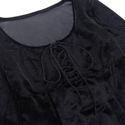 Bloody Witch Velvet Dress