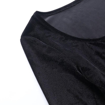 Bloody Witch Velvet Dress