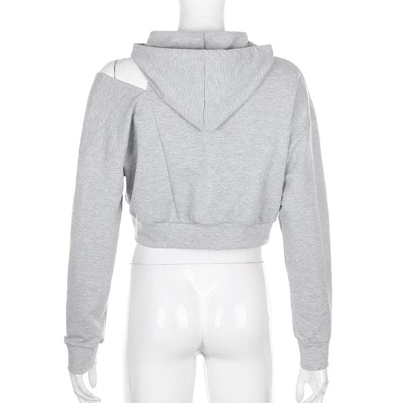 Asymmetric Kawaii Hoodie