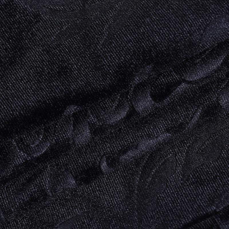 Neesha Velvet Crop Top